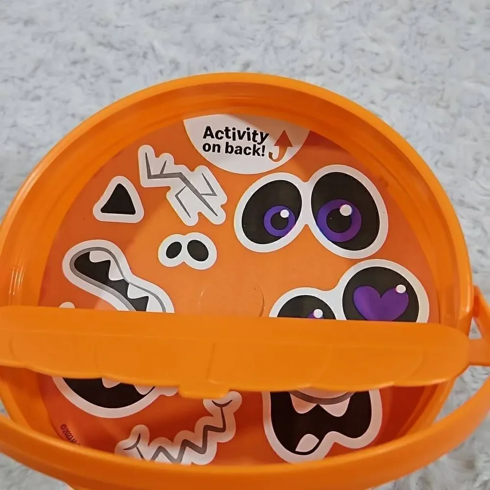 McDonalds Halloween Ghost Bucket 2023 Skeleton Pumpkin